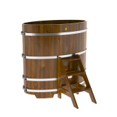Купель лиственница Рустик 0,8х1,42х1,4 (Морёная)
