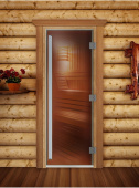 Дверь DOORWOOD Бронза ПРЕСТИЖ 1900*700  DW01877Br Левая БРОНЗОВАЯ ФУРНИТУРА
