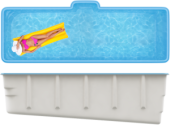 Композитный бассейн SwimTrack 56