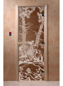 Дверь DOORWOOD Бронза МИШКИ 1900*700 DW00932