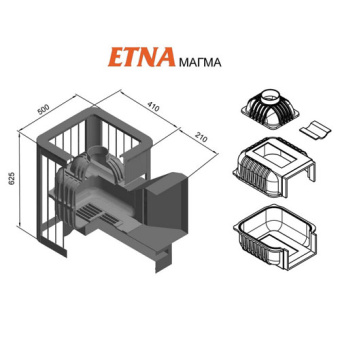 Печь ЭТНА Магма 24 (ДТ-4С)