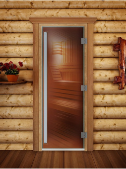 Дверь DOORWOOD Бронза ПРЕСТИЖ 1900*700  DW01877Br Левая БРОНЗОВАЯ ФУРНИТУРА
