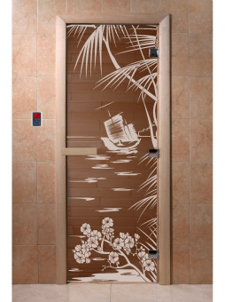 Дверь DOORWOOD Бронза ГОЛУБАЯ ЛАГУНА 2000*800