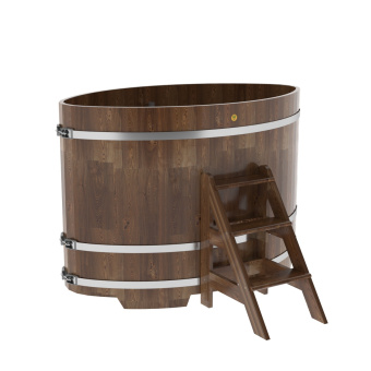 Купель лиственница СЛ 1,02х1,68х1,2 (морёная) Разборная
